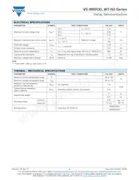 VS-MBR3035WTPBF Datasheet Page 2