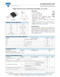 VS-MBR3045CT-M3 Datasheet Cover