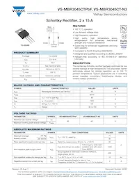VS-MBR3045CT-N3 Datasheet Copertura