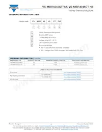 VS-MBR4045CT-N3 Datasheet Pagina 5