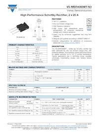 VS-MBR4060WT-N3 Datenblatt Cover
