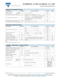 VS-MBRB20100CTR-M3 Datasheet Page 2