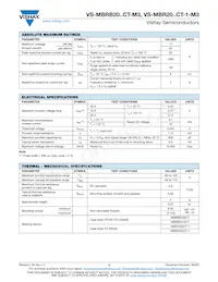 VS-MBRB2045CTR-M3 Datasheet Page 2