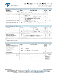 VS-MBRB2545CTR-M3 Datasheet Page 2