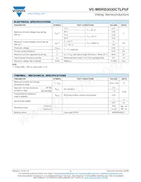 VS-MBRB3030CTLPBF Datasheet Pagina 2