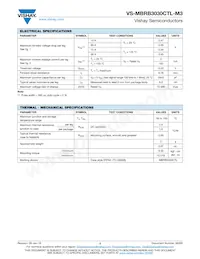 VS-MBRB3030CTLR-M3 Datasheet Page 2