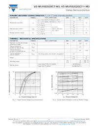 VS-MURB2020CTR-M3 Datasheet Page 2