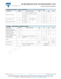 VS-MURB2020CTTRLP Datasheet Page 2