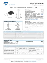 VS-STPS30L60CWPBF Datenblatt Cover