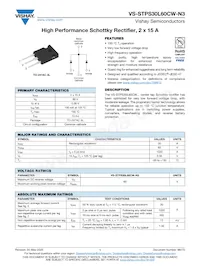 VS-STPS30L60CWPBF數據表 封面