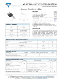 VS-STPS40L15CT-N3 Datasheet Cover