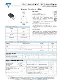 VS-STPS40L45CWPBF Datenblatt Cover