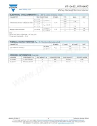 VT1045CHM3/4W Datasheet Page 2