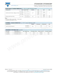 VT2045CBP-M3/4W Datasheet Page 2