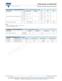 VT6045CBP-M3/4W Datasheet Page 2