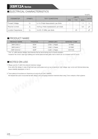 XBR12A10-G Datasheet Pagina 2
