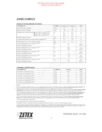 ZXMC3AM832TA數據表 頁面 2