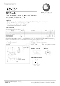 1SV267-TB-E Datasheet Cover