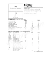 2N918 Datasheet Cover