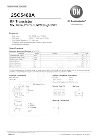 2SC5488A-TL-H Datasheet Cover