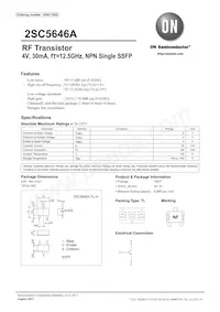 2SC5646A-TL-H Datasheet Cover