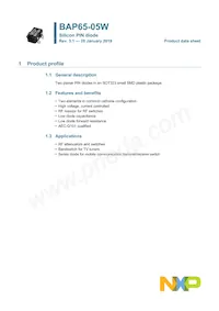 BAP65-05W Datasheet Copertura