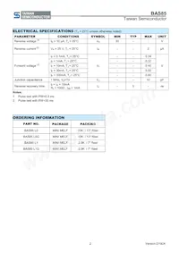 BAS85 L0G Datasheet Page 2
