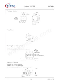 BAT 62-02W E6327數據表 頁面 14