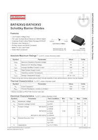 BAT42XV2 Datasheet Page 2