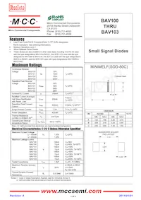 BAV102-TP Datasheet Copertura