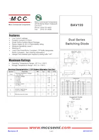 BAV199-TP Datasheet Cover