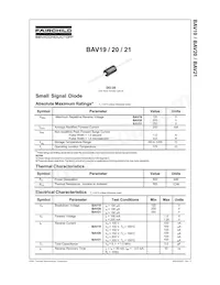 BAV21-T50R數據表 封面
