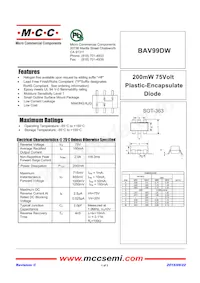 BAV99DW-TP Datenblatt Cover