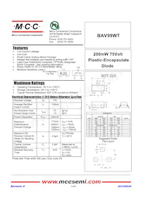 BAV99WT-TP Datasheet Cover