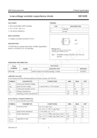 BB145B Datasheet Page 2