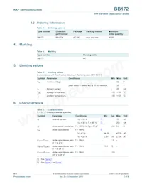 BB172X Datasheet Page 2