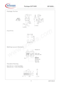 BF 1005SR E6327 Datasheet Page 7