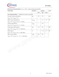 BF1009SRE6327HTSA1 Datasheet Page 3