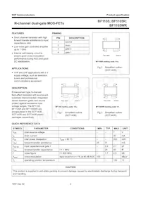 BF1105R Datasheet Page 2