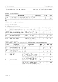 BF1105R Datasheet Page 4