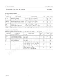 BF996S Datasheet Page 4