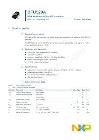 BFU520AVL Datasheet Cover