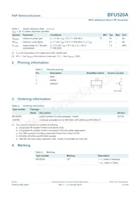 BFU520AVL Datasheet Page 2