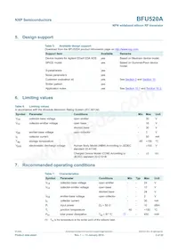 BFU520AVL Datasheet Pagina 3