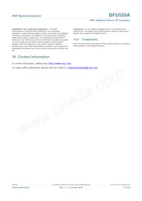 BFU520AVL Datasheet Page 21