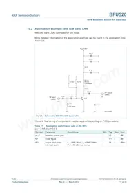 BFU520VL Datasheet Page 17