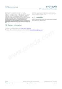 BFU520XRVL Datasheet Page 21