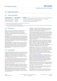 BFU520XVL Datasheet Page 20