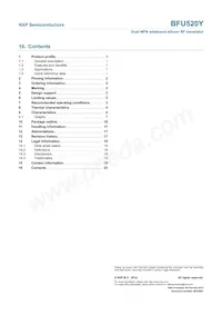 BFU520YF Datasheet Page 20