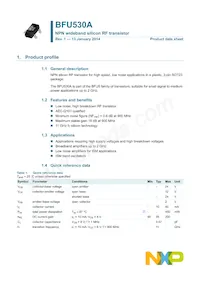 BFU530AVL Datasheet Cover